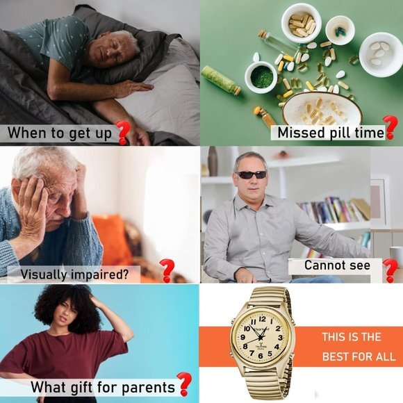 Atomic American English Talking Watch Speaks Clear and Loud Time Date and Alarm - Picture 3 of 8